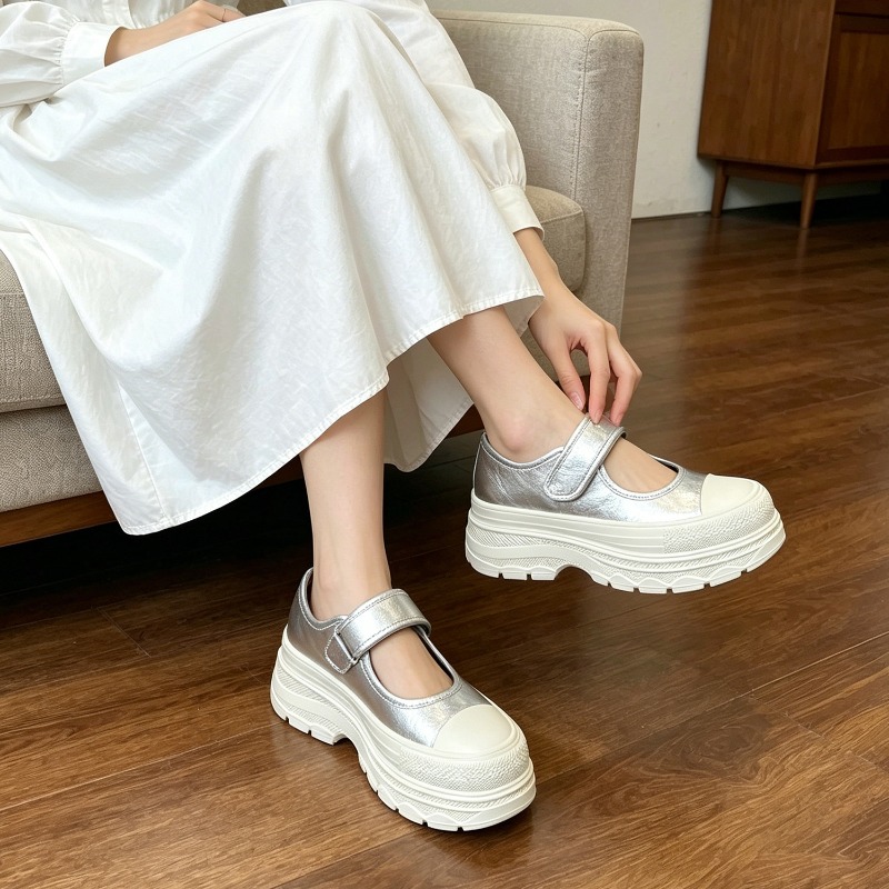 Velcro Strap Sandal - Women's Velcro Strap Mary Jane Shoes