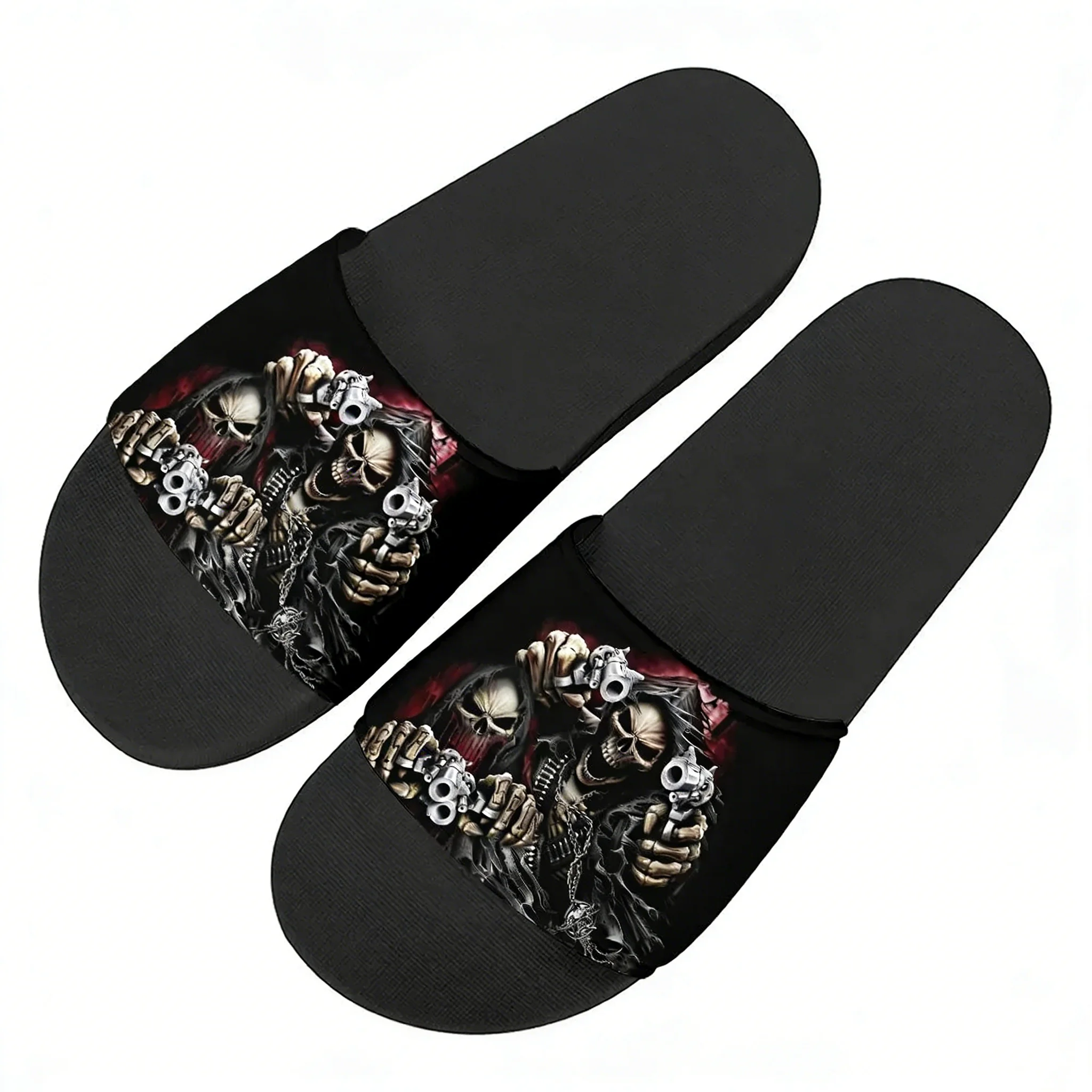 Men Shoes Style - Crazy Skeleton Slippers Home Water Shoes