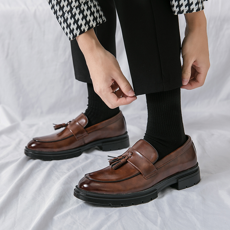 Men'S Shoes Drivers - High Quality Men Leather Formal Thick