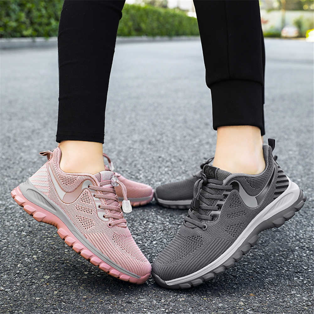 Men'S Shoes Casual Sneakers - Knit Non-slip Sneakers Man 45 Woven