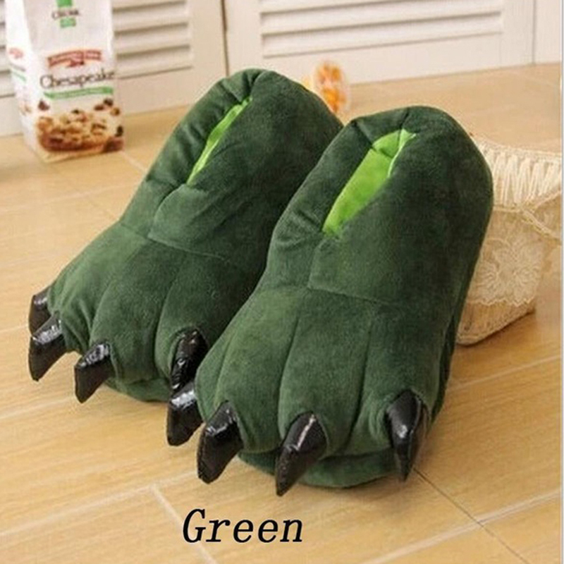 Men Shoes Size To Women - Winter Warm Soft Indoor Floor Slippers