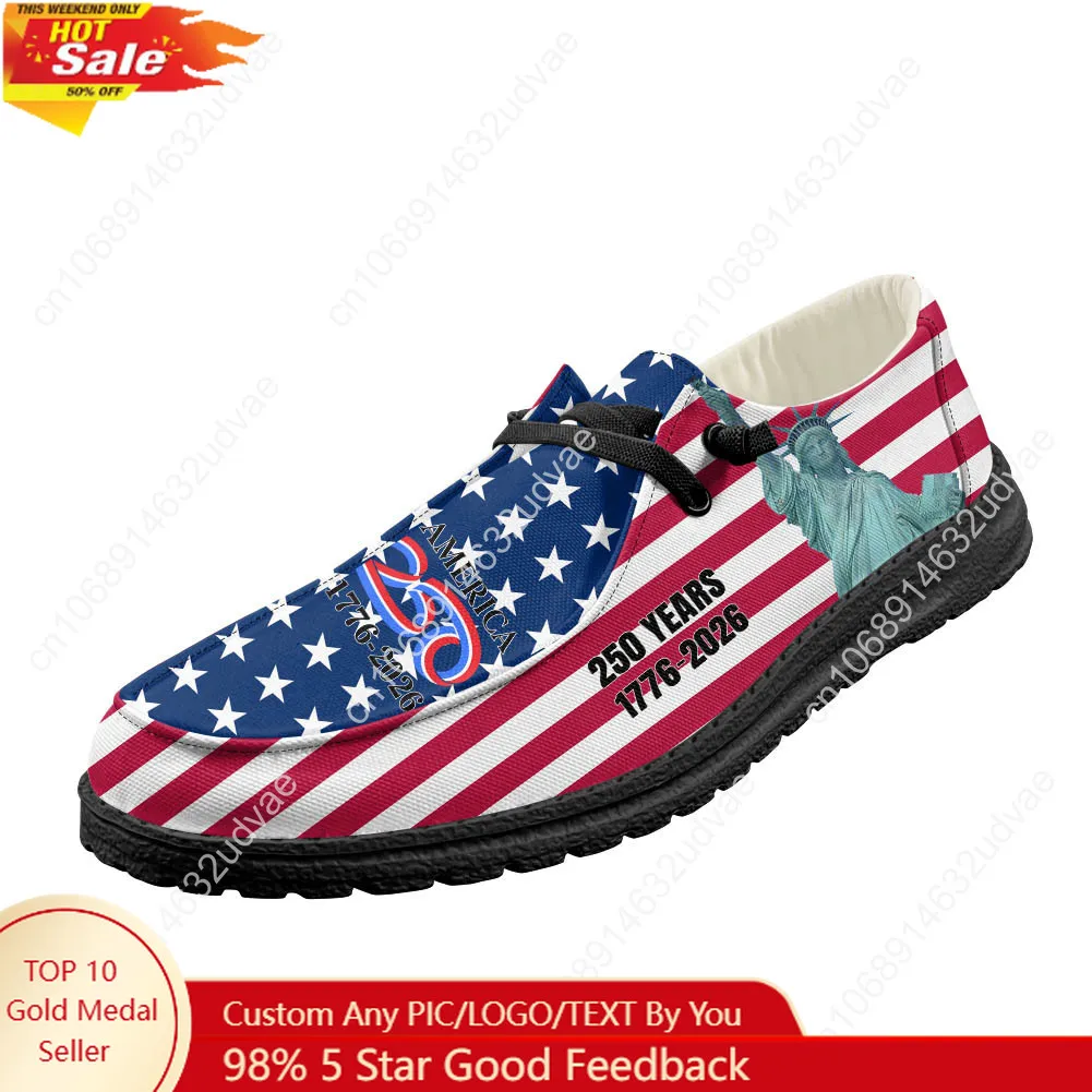 Men Shoes Loafers - America 250th Anniversary 1776-2026 Loafers Men