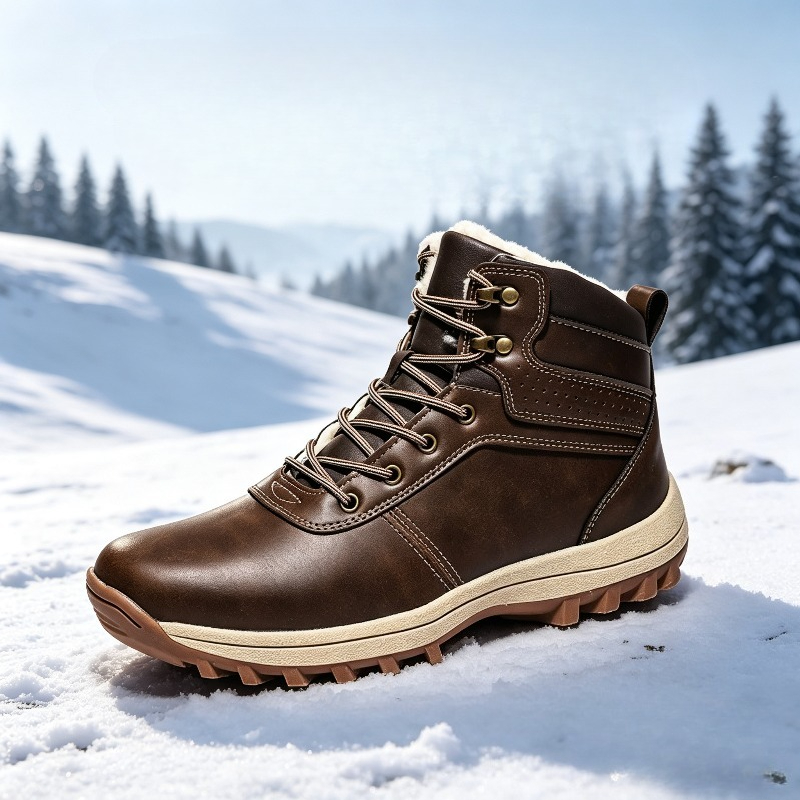 Men'S Shoes Low Top - Super Warm Men Winter Boots Big