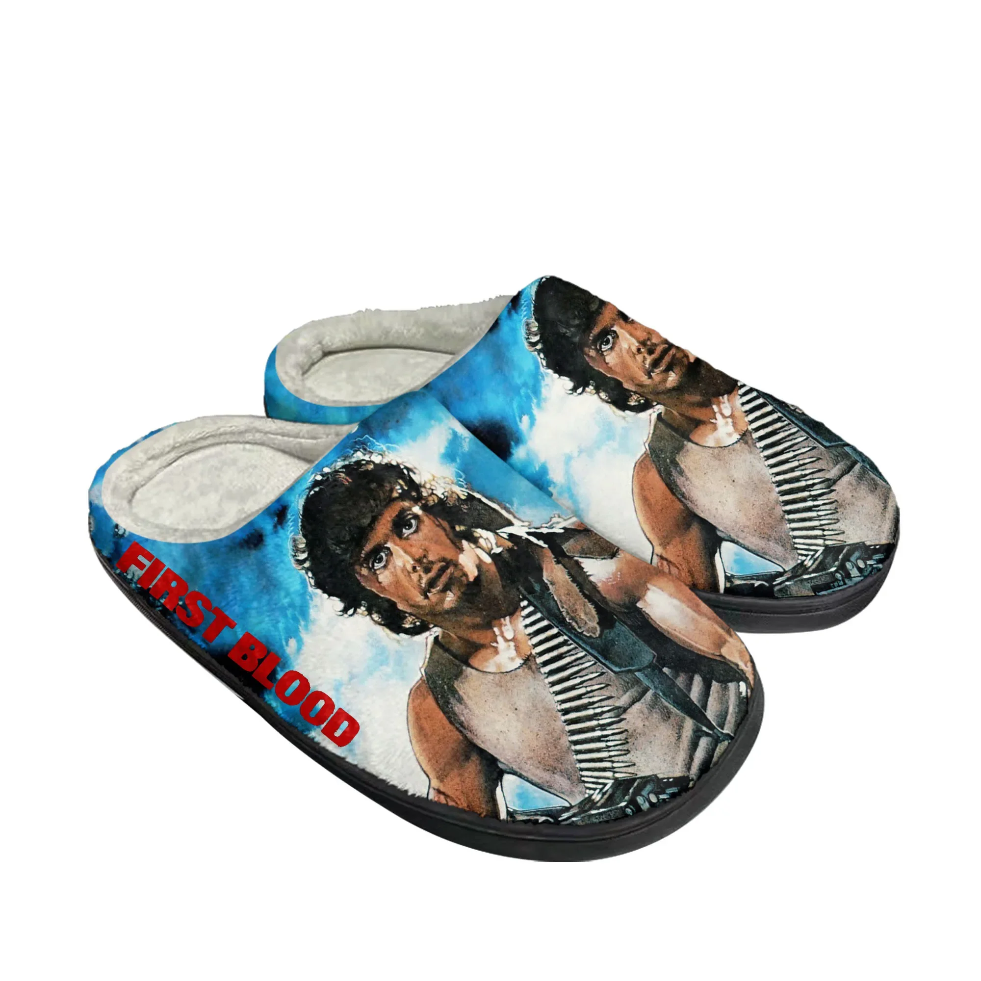 Men Shoes Casual - First Blood Movie Home Cotton Slippers