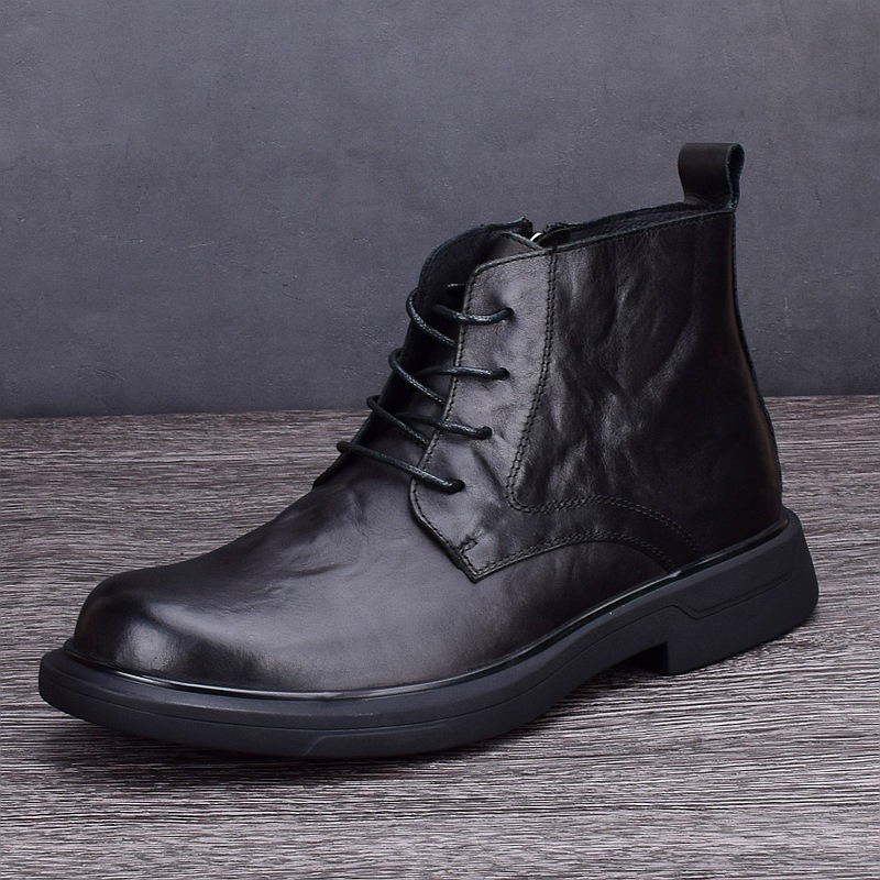 Men'S Shoes Low Top - Boots for Man Ankle Boots Fashion