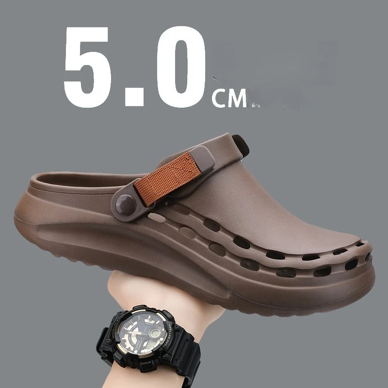 Men Shoes Essentials - Quick-Dry EVA Solid Color Mens Sandals