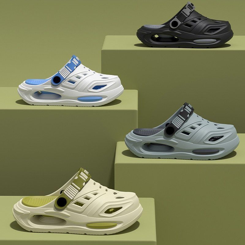 Men'S Shoes Drivers - Thick-soled hole shoes men's 2026 new