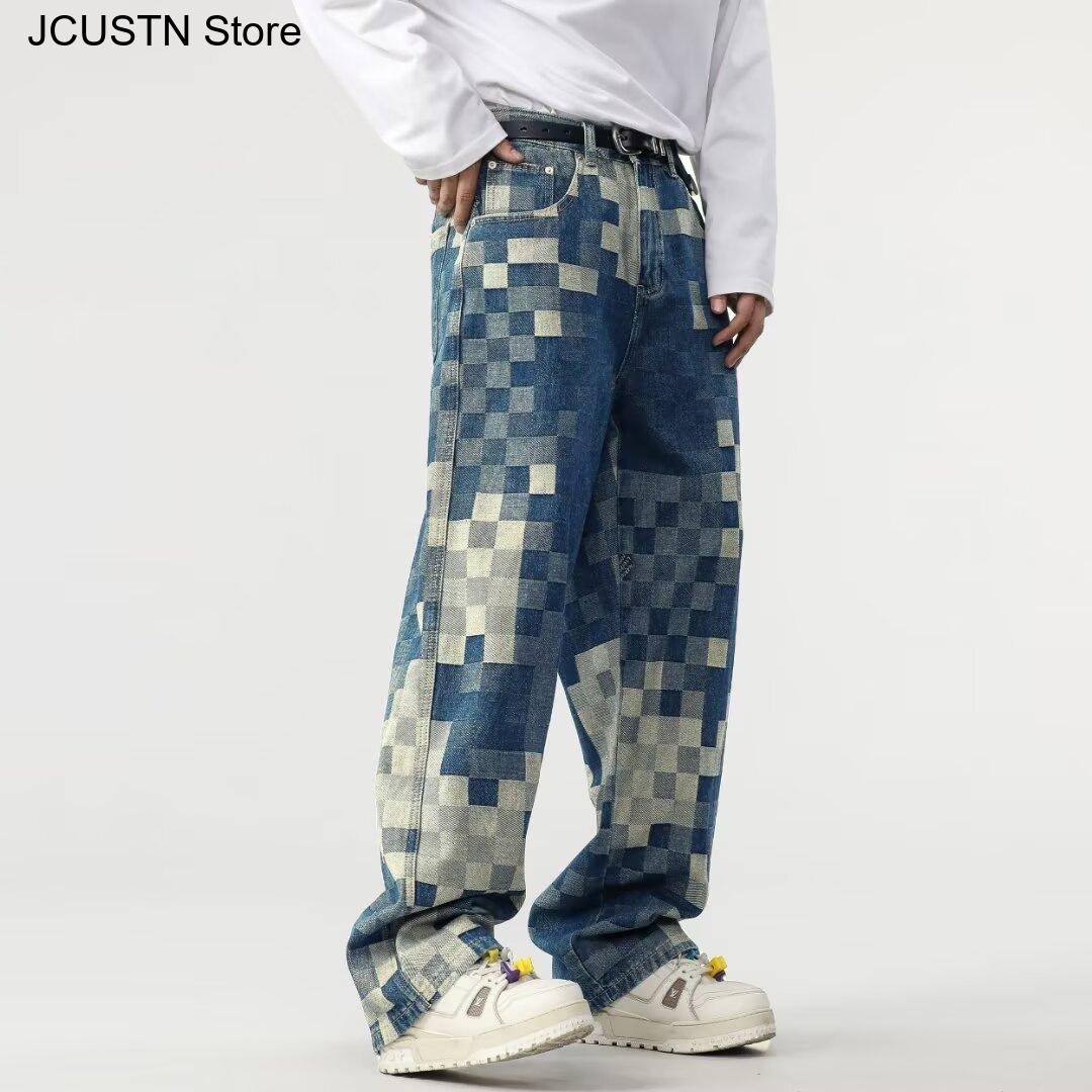 Masculine Trendy Straight-Leg  - Men'S Shoes With Jeans ulasan dan harga