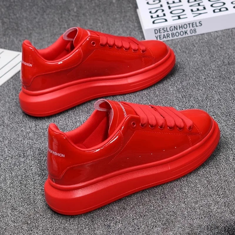 2025 Lacquered White Casual Sh - Men'S Shoes Casual Sneakers ulasan dan harga