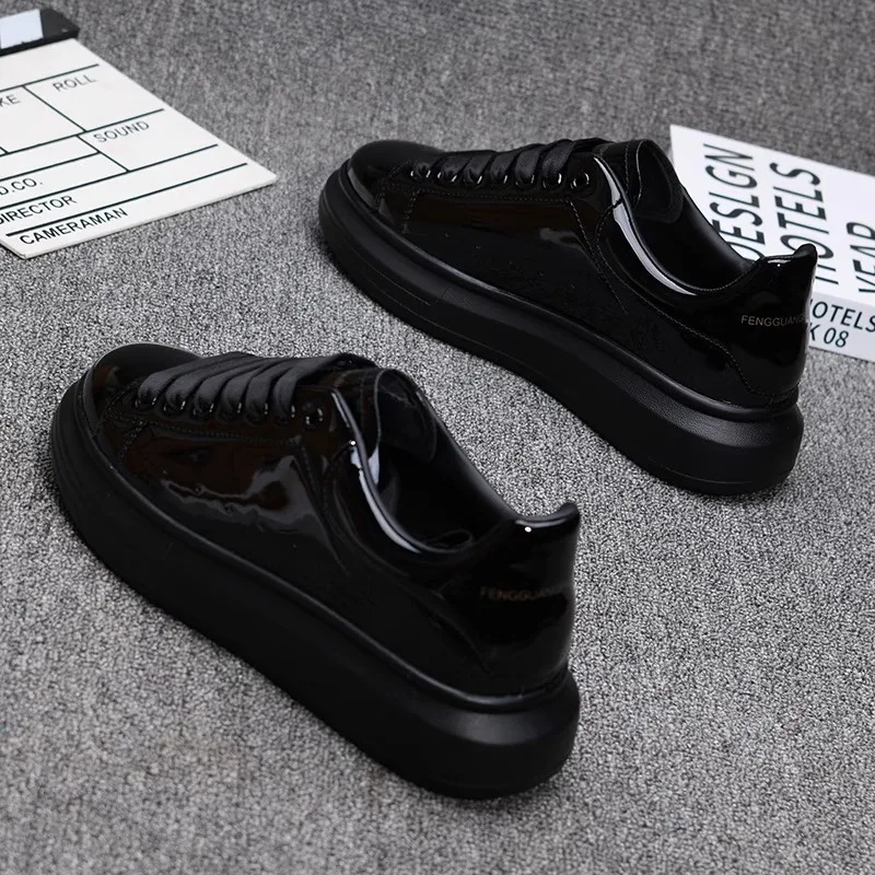 2025 Lacquered White Casual Sh - Men'S Shoes Casual Sneakers ulasan dan harga