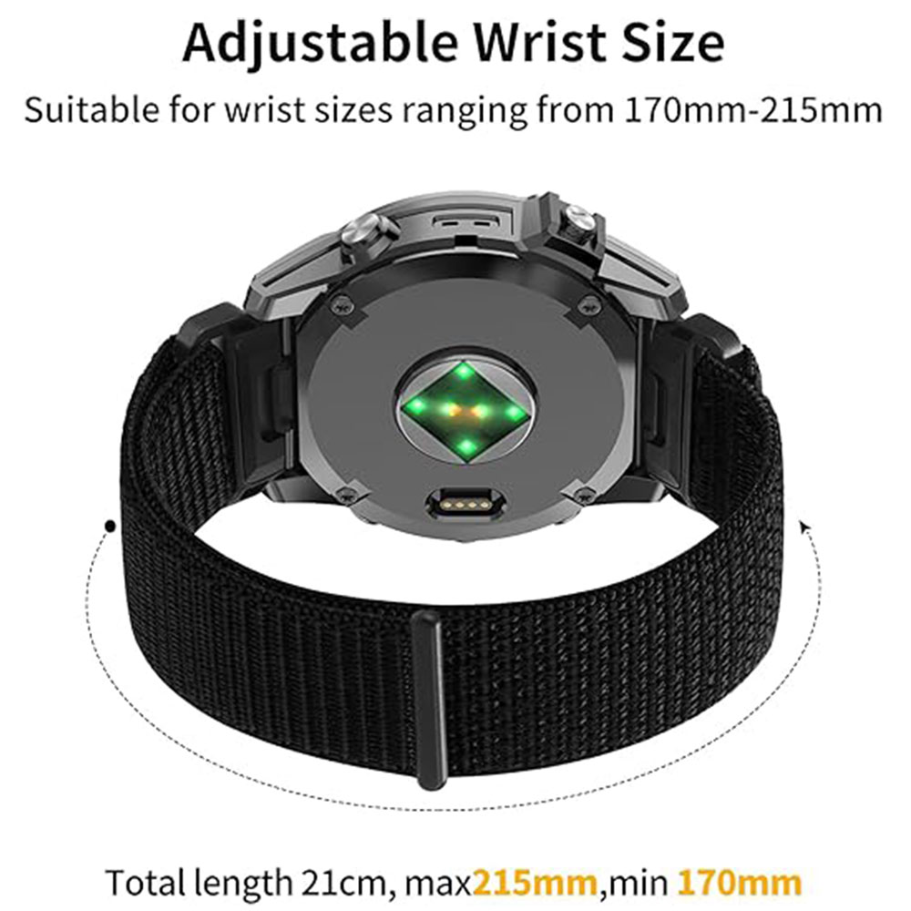 26mm 22mm QuickFit Nylon Watch - Velcro Strap Sandal ulasan dan harga