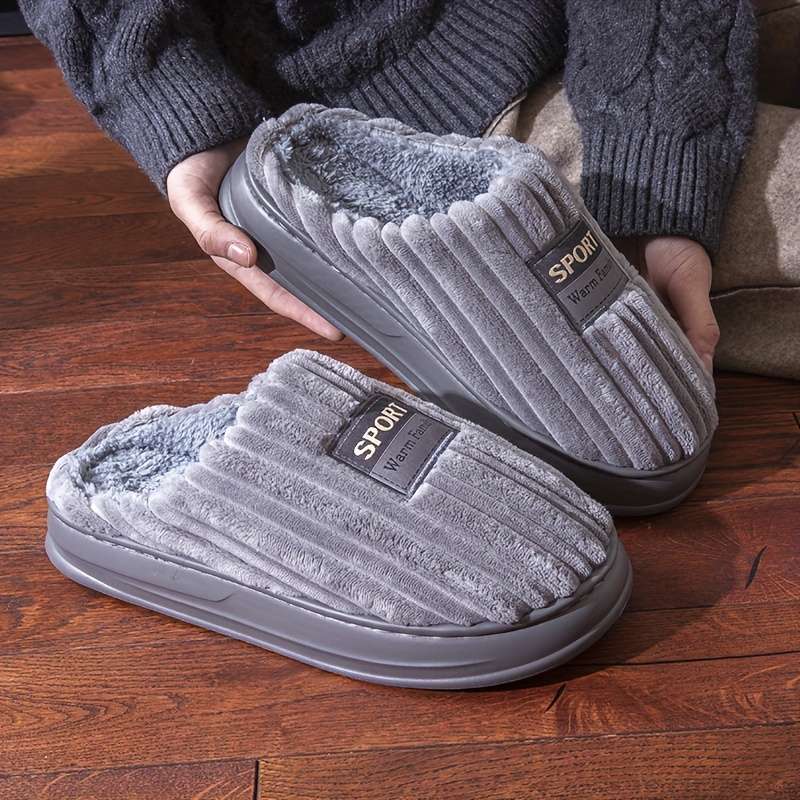Men Winter Slippers Plus Size  - Men Shoes Essentials ulasan dan harga