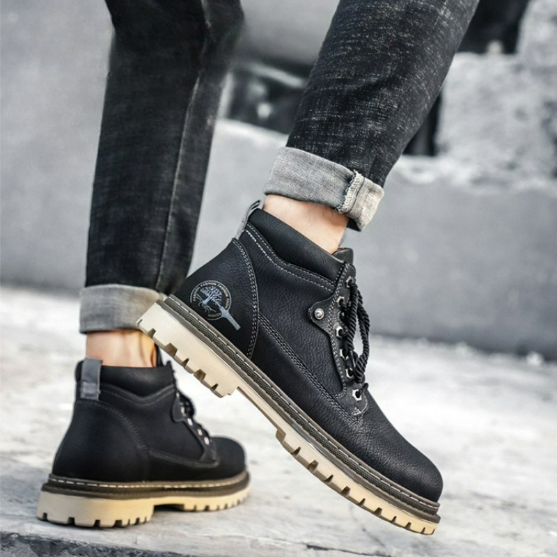 Men's Boots High-Top Casual Sh - Men'S Shoes Low Top ulasan dan harga