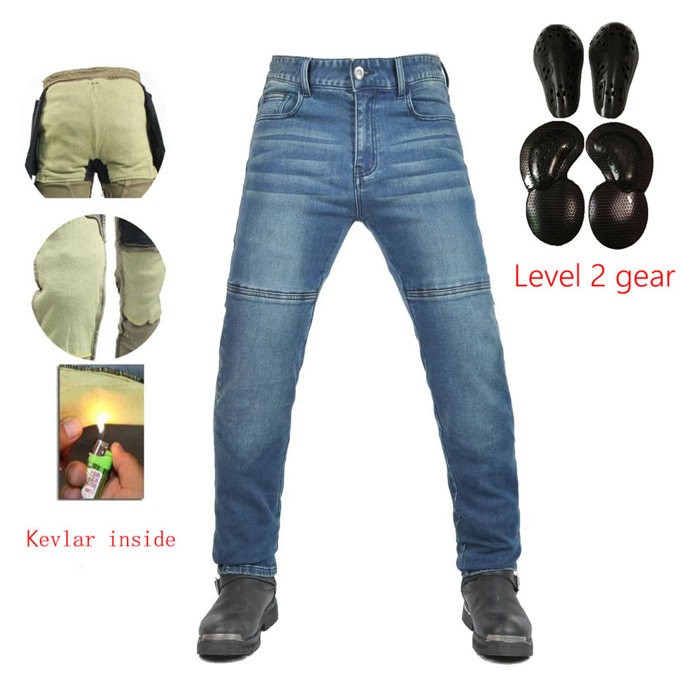Motorcycle Riding Jeans Pants  - Men'S Shoes With Jeans ulasan dan harga