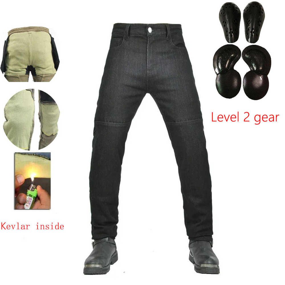 Motorcycle Riding Jeans Pants  - Men'S Shoes With Jeans ulasan dan harga