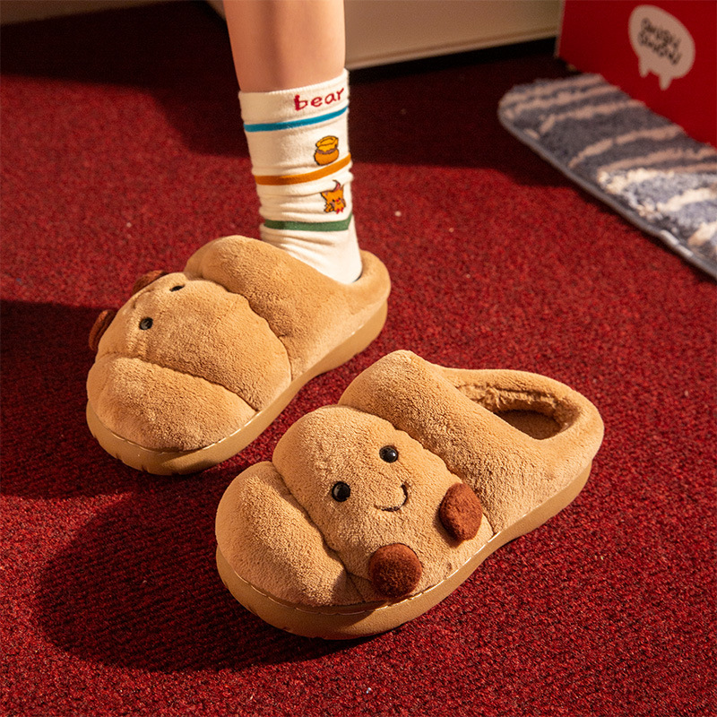 Cute Cartoon Fluffy Slippers F - Men Shoes Size To Women ulasan dan harga