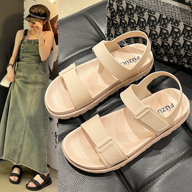 Summer Women's Sandals - Korea - Velcro Strap Sandal ulasan dan harga
