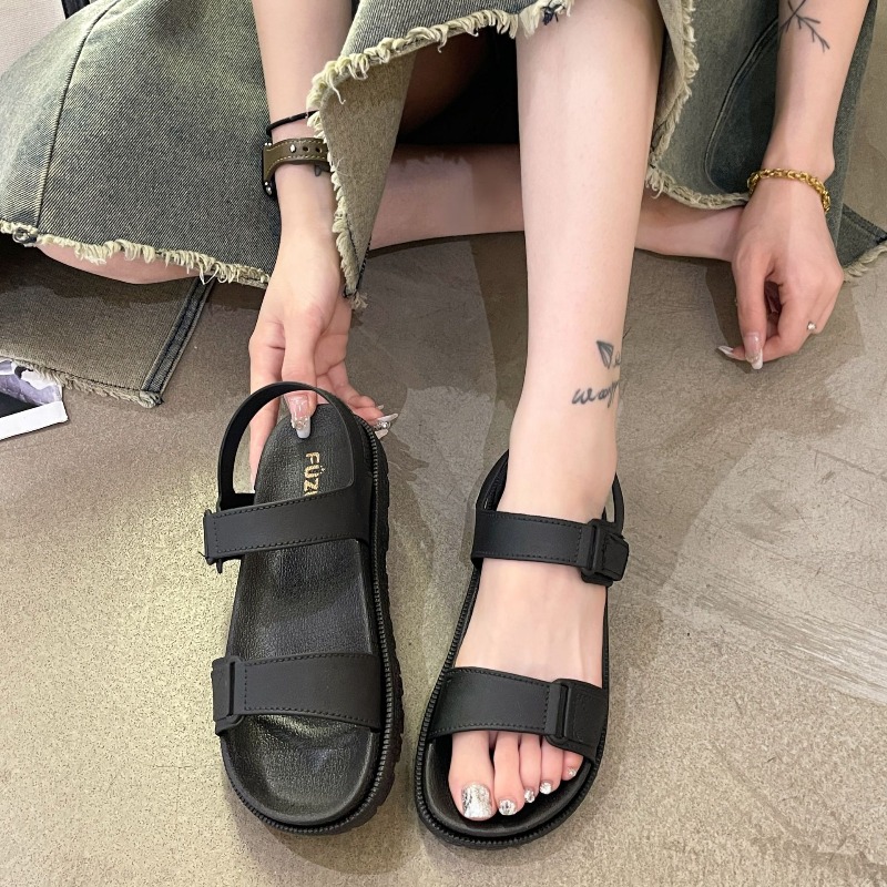 Summer Women's Sandals - Korea - Velcro Strap Sandal ulasan dan harga