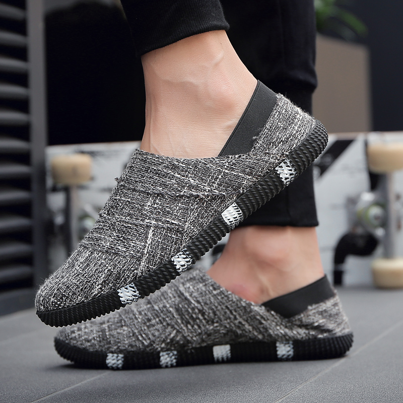 Summer Urban Leisure Knit Loaf - Men Shoes Loafers ulasan dan harga
