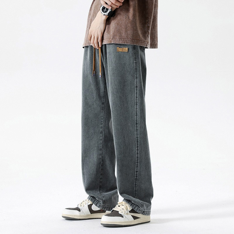 Summer Thin Men's Baggy Jeans  - Men'S Shoes With Jeans ulasan dan harga