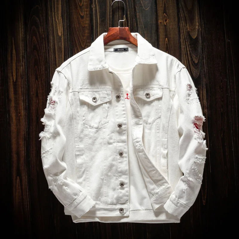 New Men's Jean Jacket Slim Fit - Men'S Shoes With Jeans ulasan dan harga