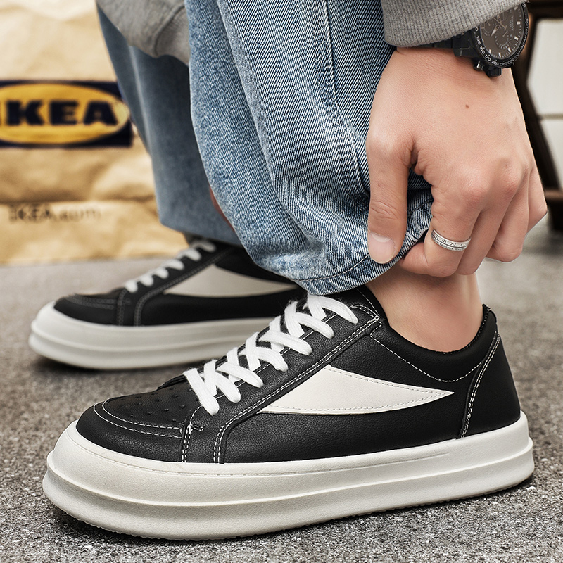 Plain Color Men Low Top Casual - Men'S Shoes Low Top ulasan dan harga