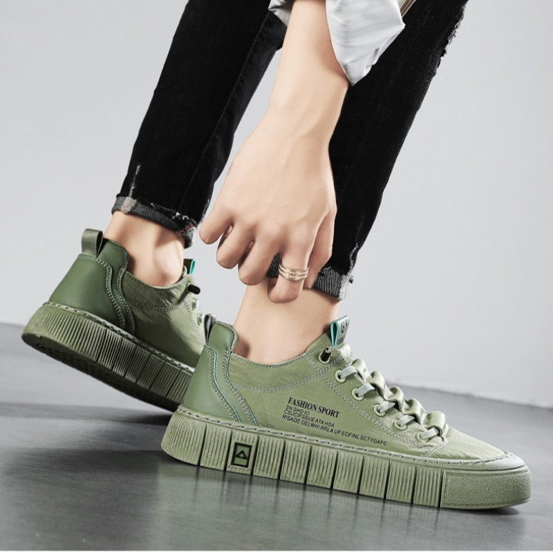 Men's Chunky Sole Low Top Canv - Men'S Shoes Low Top ulasan dan harga