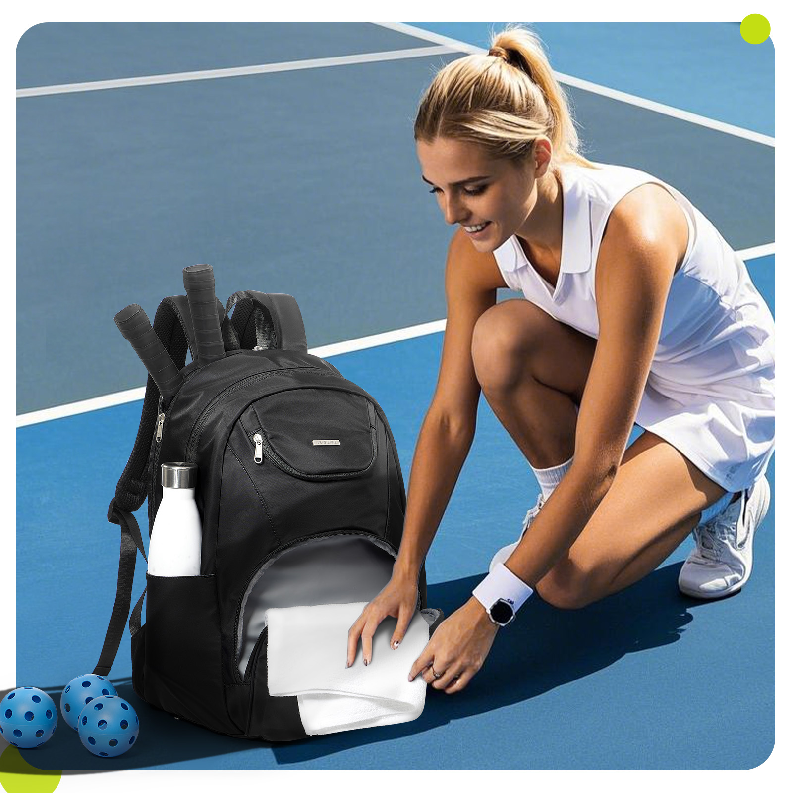 Tennis Bag Tennis Backpack 2 R - Men Shoes Casual ulasan dan harga