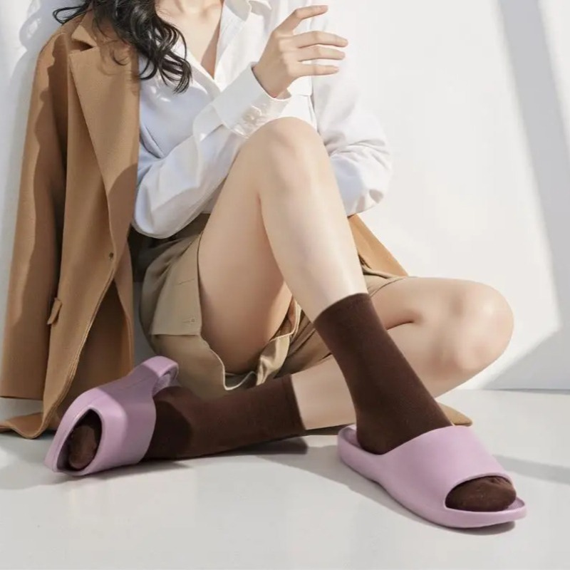 Couple EVA Platform Slippers S - Men Shoes Size To Women ulasan dan harga