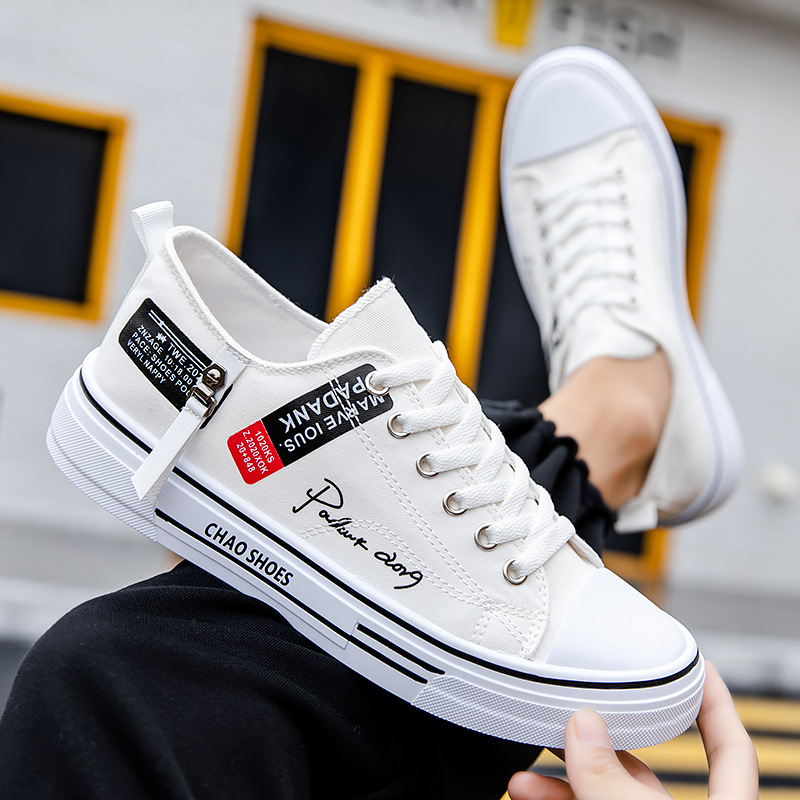 Fashion Men's Canvas Shoes Sum - Men'S Shoes Low Top ulasan dan harga