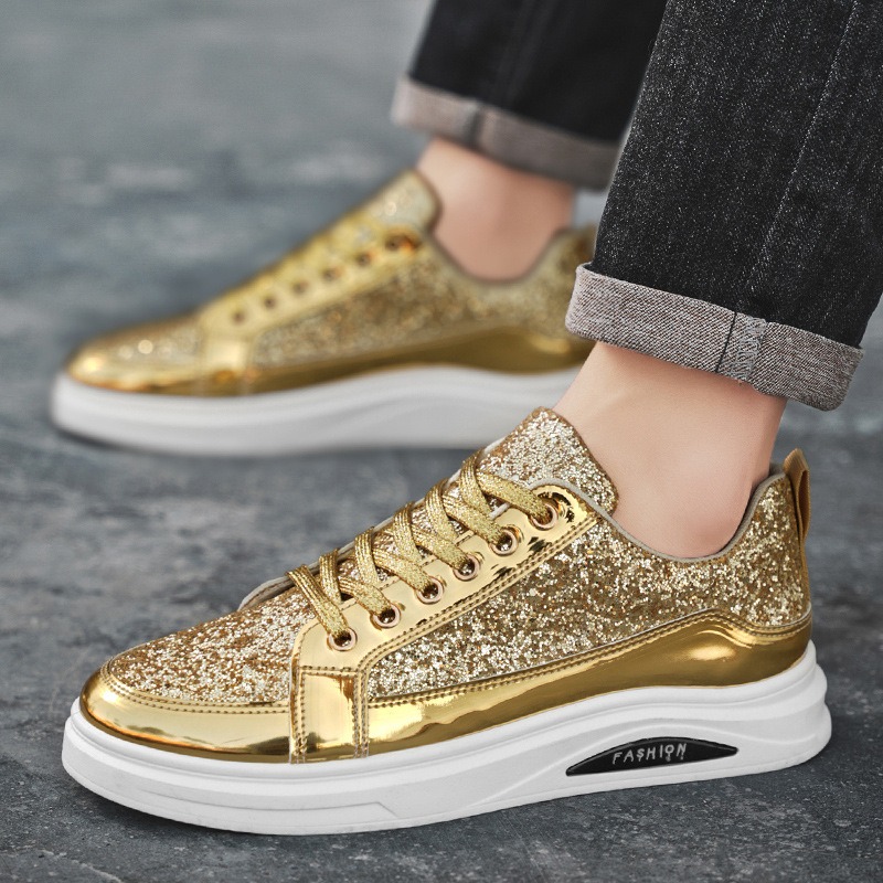 Gold Men's Sneakers 2025 New L - Men'S Shoes Size 42 In Us ulasan dan harga