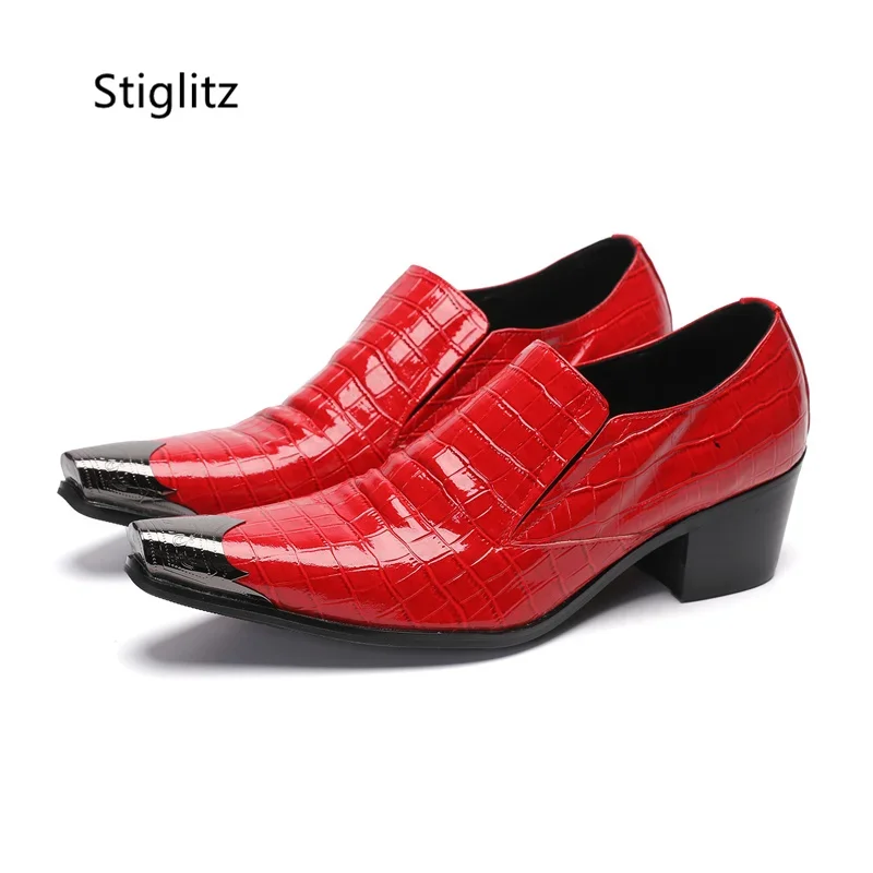Red Patent Leather Men's Shoes - Men'S Shoes Size 42 In Us ulasan dan harga