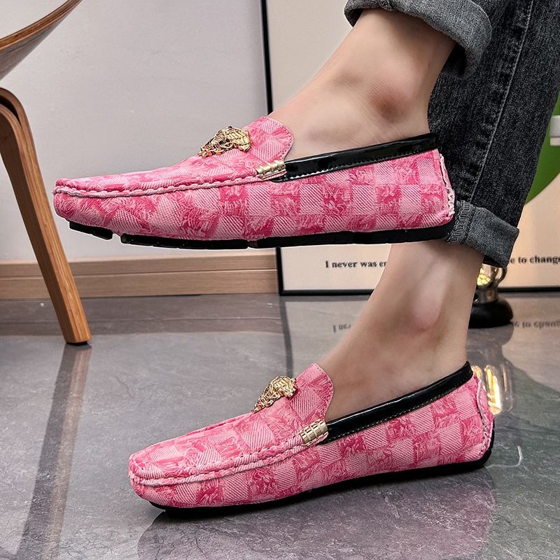 size 38-48 luxury checkered sl - Men'S Shoes Drivers ulasan dan harga
