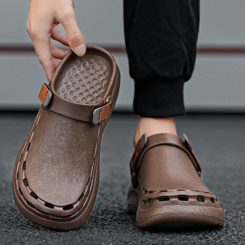 Quick-Dry EVA Solid Color Mens - Men Shoes Essentials ulasan dan harga