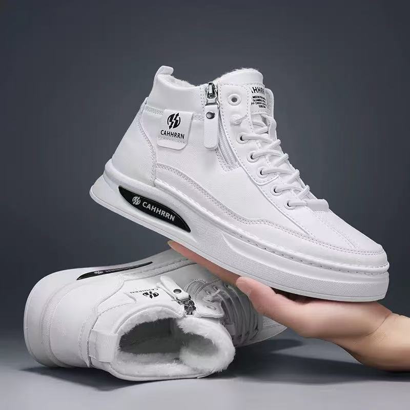 Men's White High Top Winter Ho - Men'S Shoes Low Top ulasan dan harga