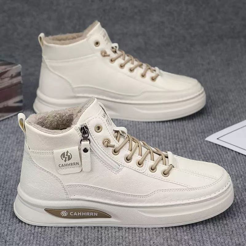 Men's White High Top Winter Ho - Men'S Shoes Low Top ulasan dan harga