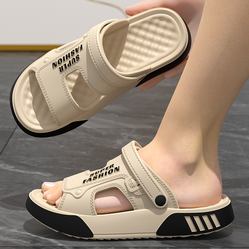 Thick-bottomed cool slippers m - Men'S Shoes Drivers ulasan dan harga