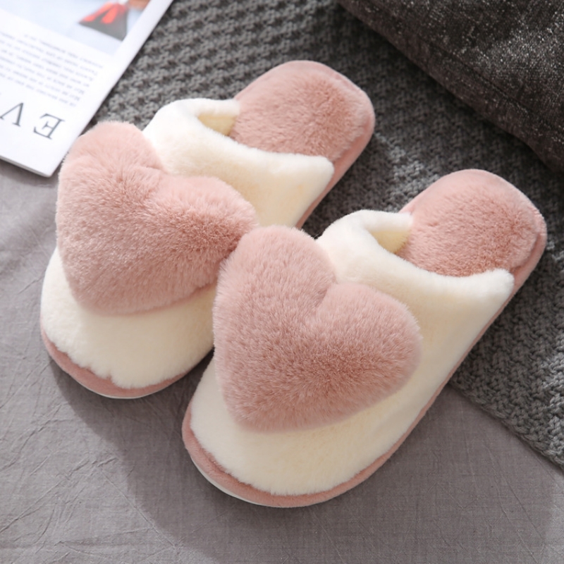 Winter Warm Heart Pattern Cott - Men Shoes Size To Women ulasan dan harga