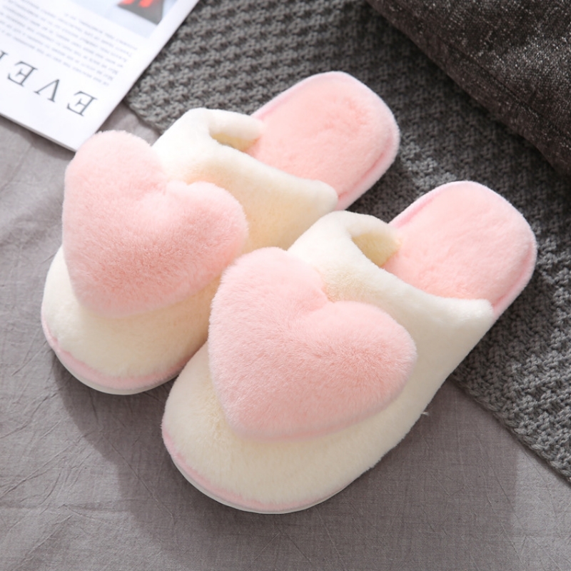 Winter Warm Heart Pattern Cott - Men Shoes Size To Women ulasan dan harga