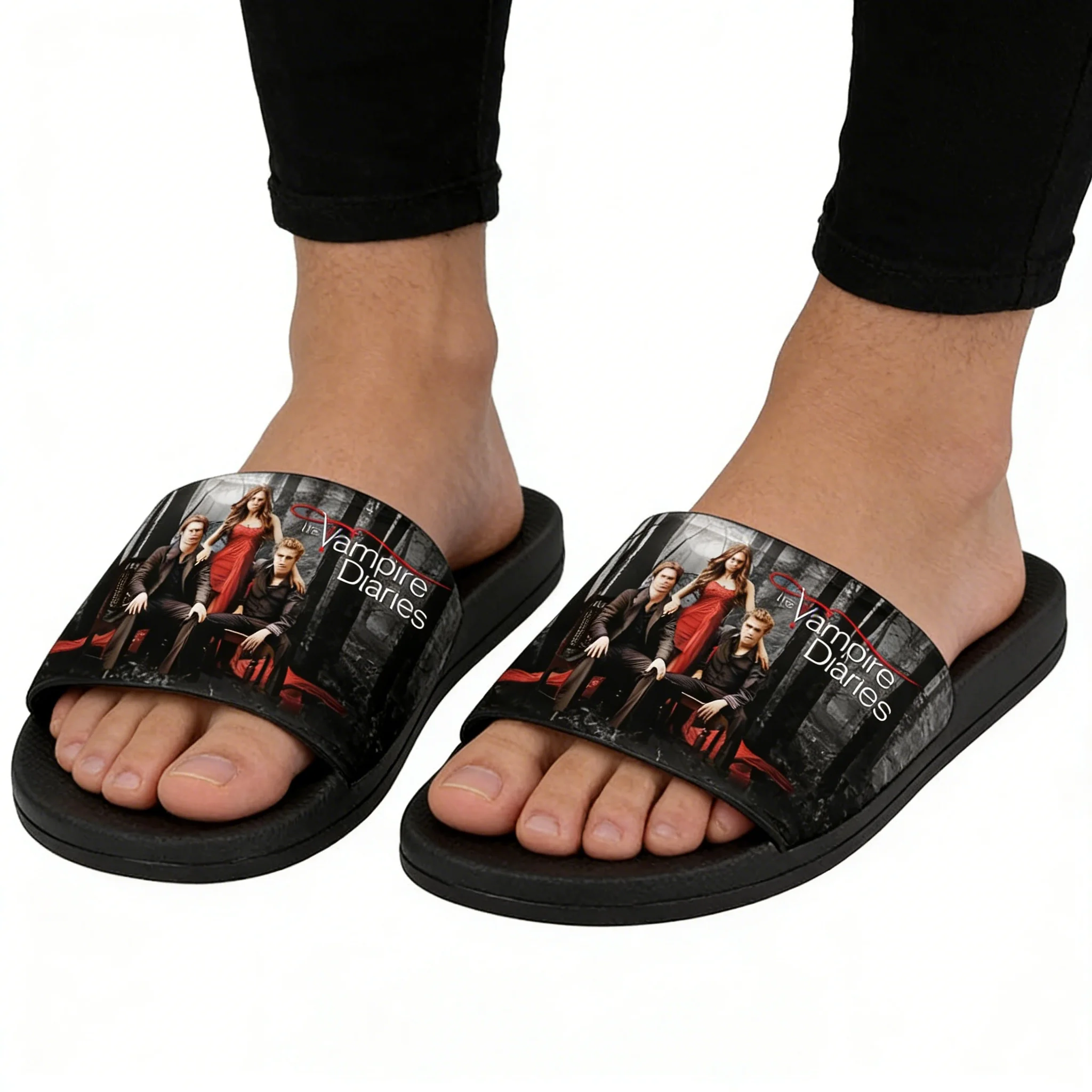 The Vampire Diaries Slippers H - Men Shoes Style ulasan dan harga