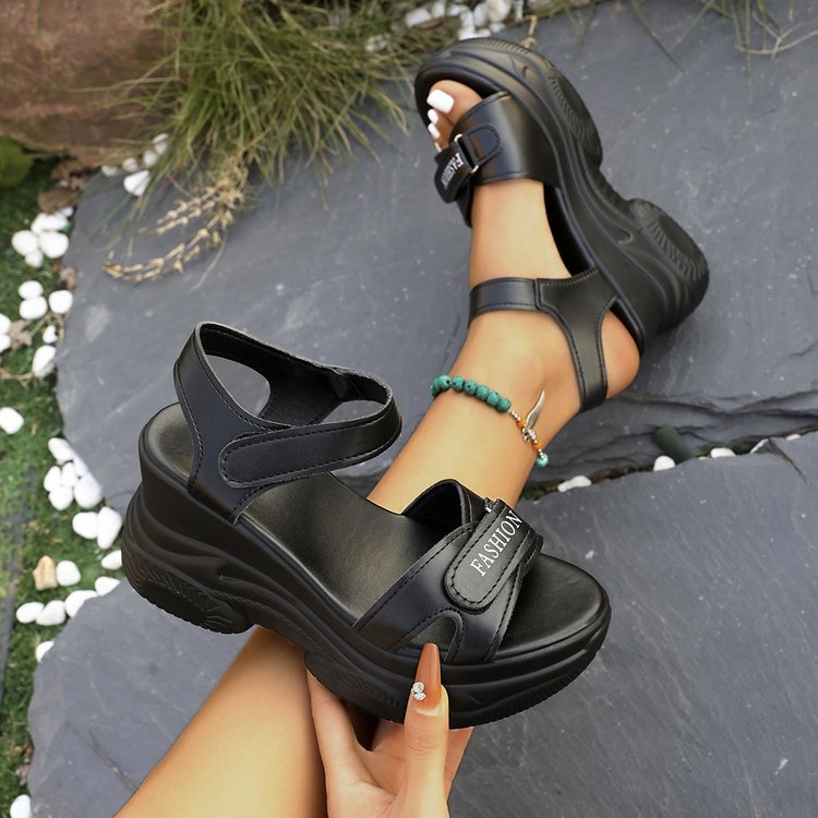 Casual Sporty Women's Sandals  - Velcro Strap Sandal ulasan dan harga