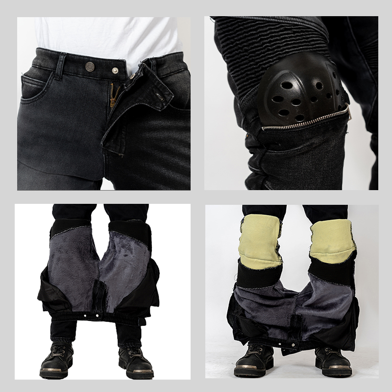 Winter Motorcycle Pants warm   - Men'S Shoes With Jeans ulasan dan harga