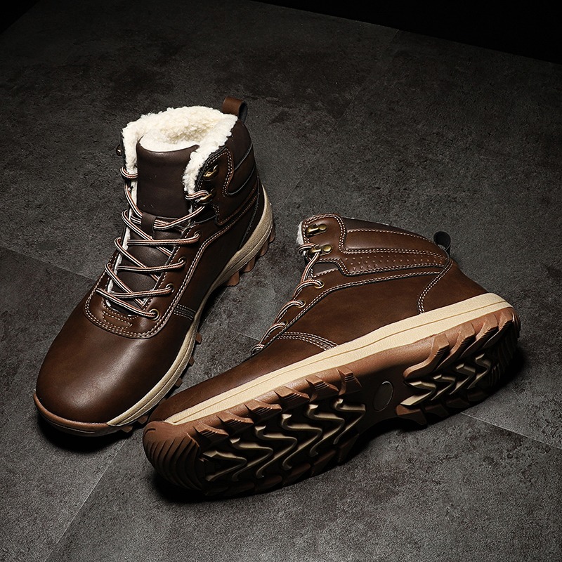Super Warm Men Winter Boots Bi - Men'S Shoes Low Top ulasan dan harga