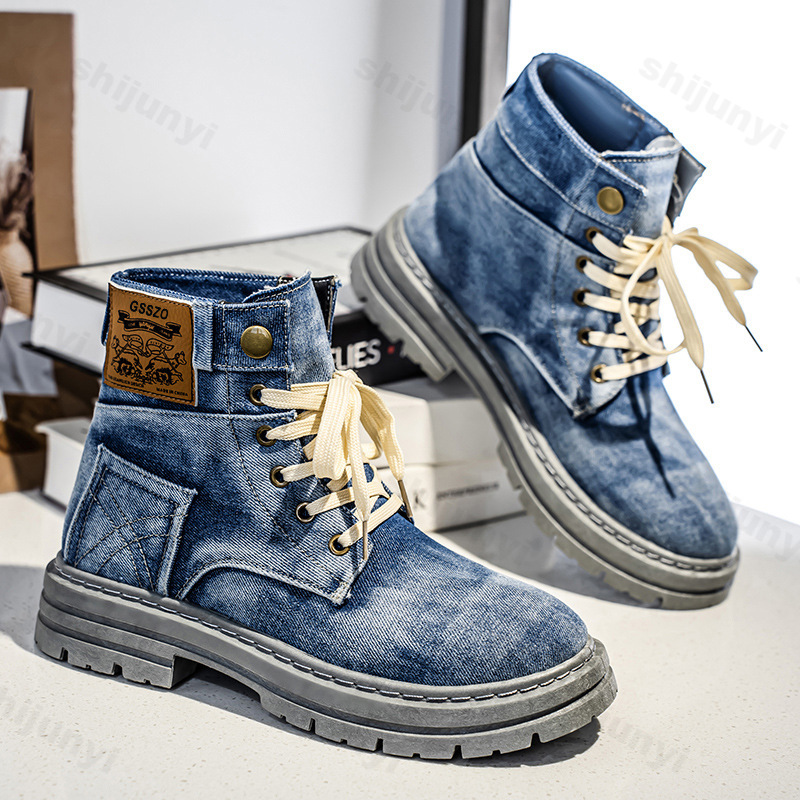 Men Retro Canvas Boots 2025 Tr - Men'S Shoes Low Top ulasan dan harga