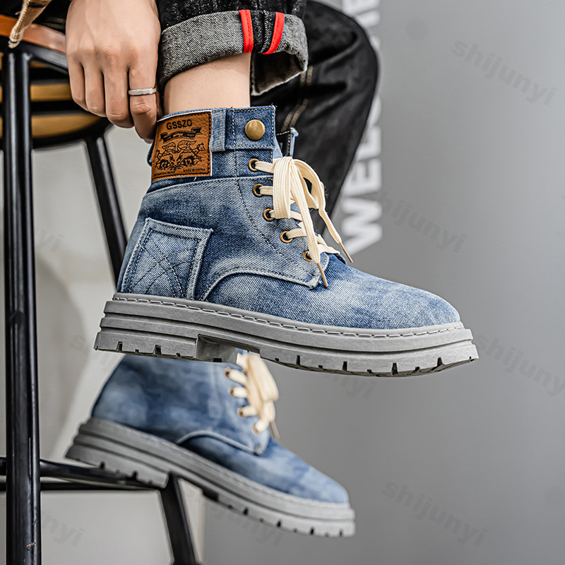 Men Retro Canvas Boots 2025 Tr - Men'S Shoes Low Top ulasan dan harga