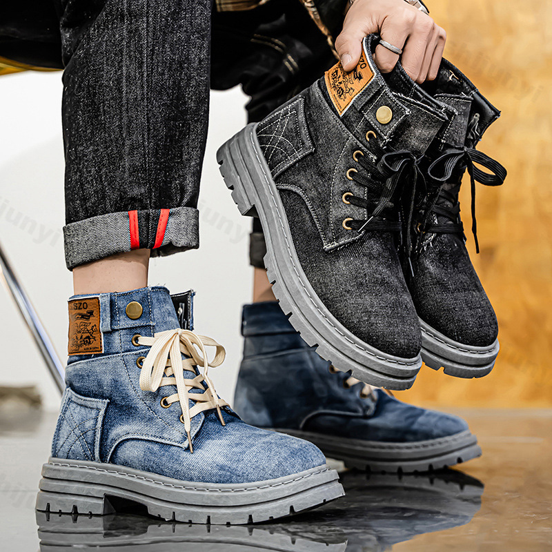 Men Retro Canvas Boots 2025 Tr - Men'S Shoes Low Top ulasan dan harga