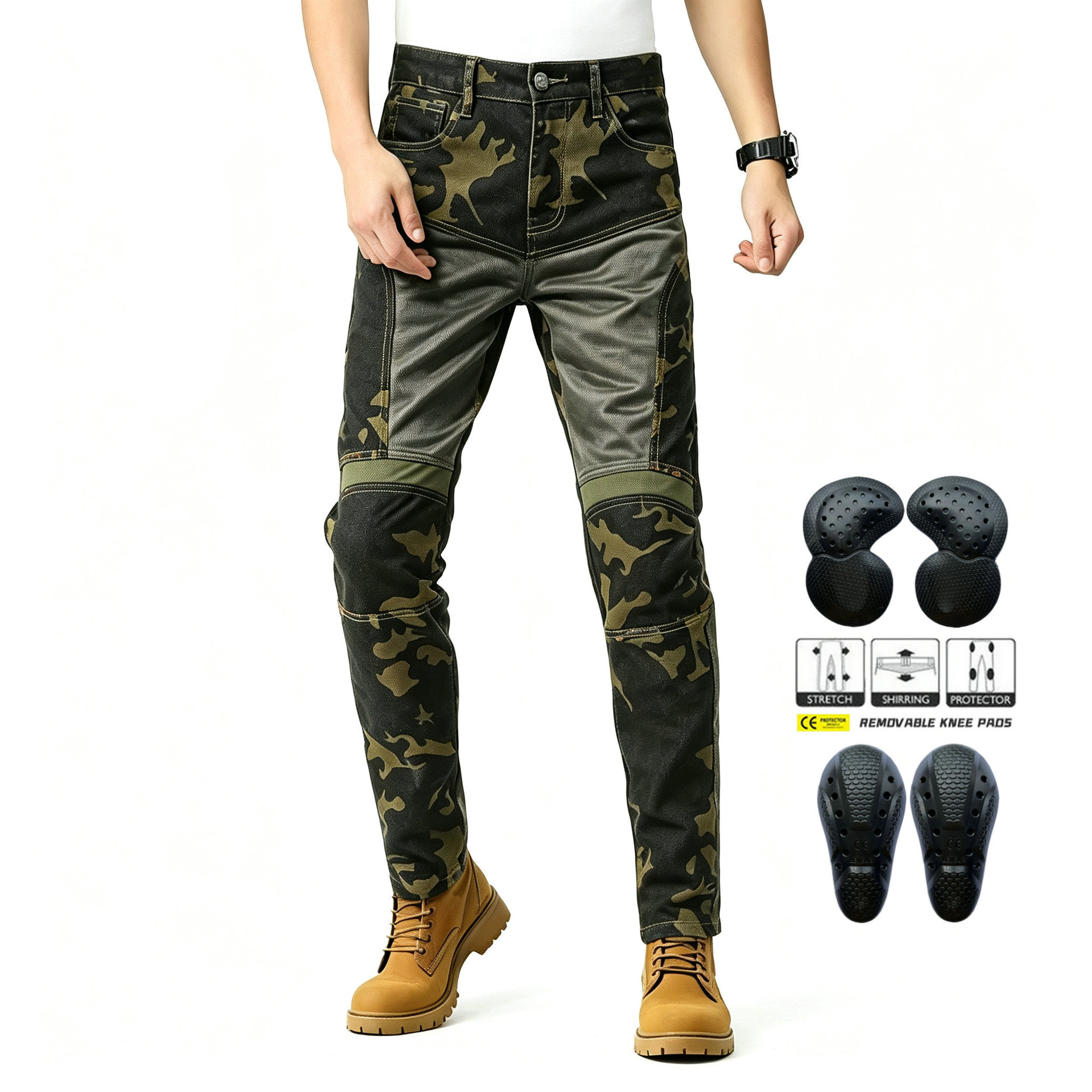 Motorcycle Riding Jeans Summer - Men'S Shoes With Jeans ulasan dan harga