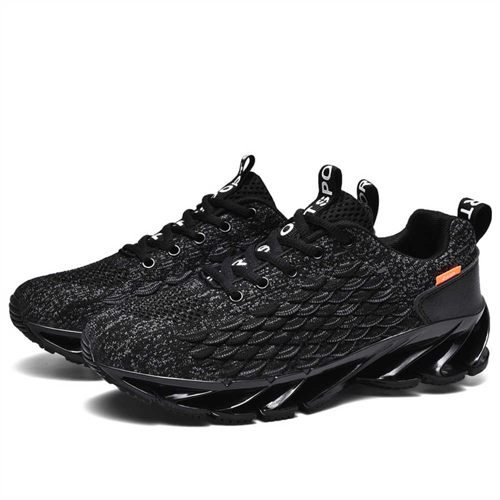 Grey Non Slip Orange Shoes Man - Men'S Shoes Size 42 In Us ulasan dan harga