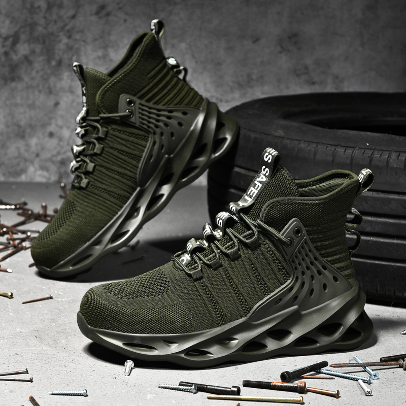 Anti-Crush Piercing Safety Wor - Men Shoes Essentials ulasan dan harga