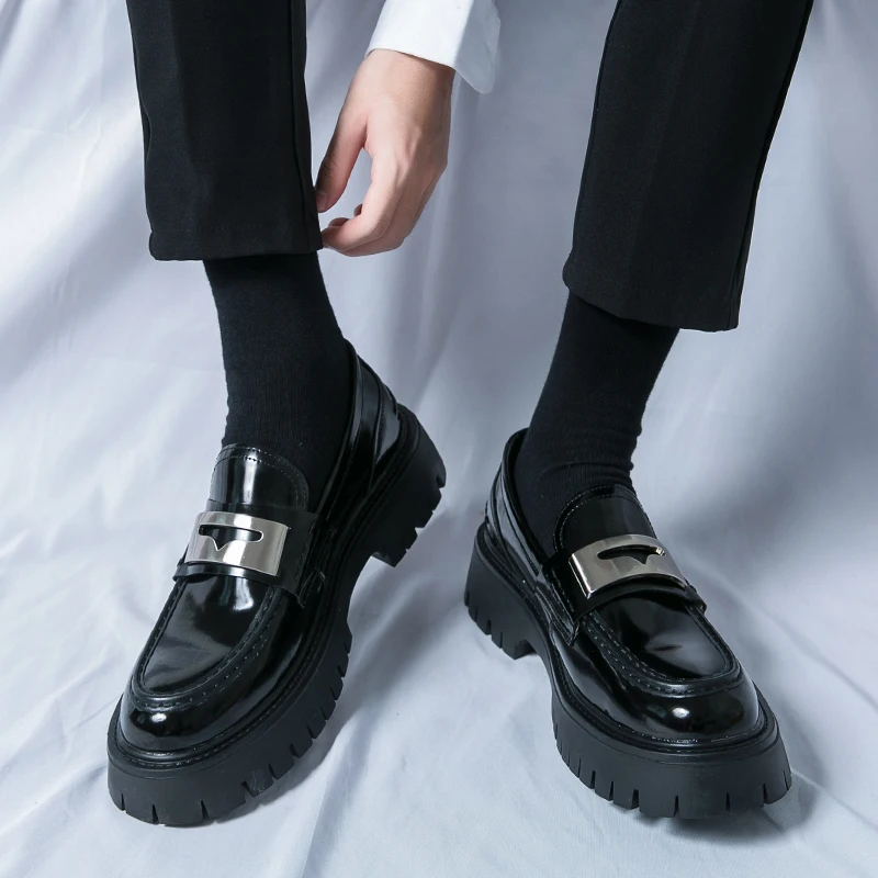 Platform New Men's Dress Leath - Men Shoes Prada ulasan dan harga